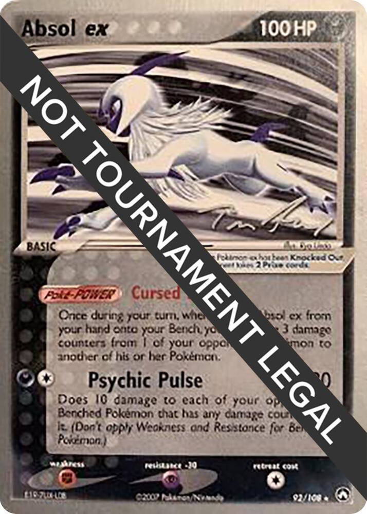 Absol ex - 2007 (Tom Roos), World Championship Decks 92/108
