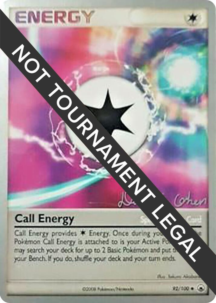 Call Energy - 2009 (David Cohen), World Championship Decks 92/100