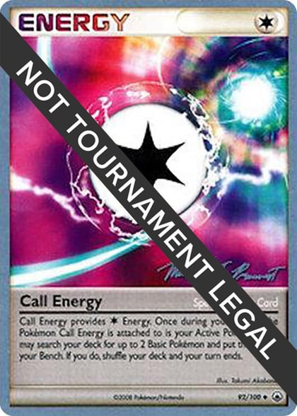 Call Energy - 2010 (Michael Pramawat), World Championship Decks 92/100