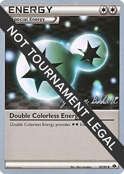 Double Colorless Energy - 2012 (Zachary Bokhari), World Championship Decks 92/99