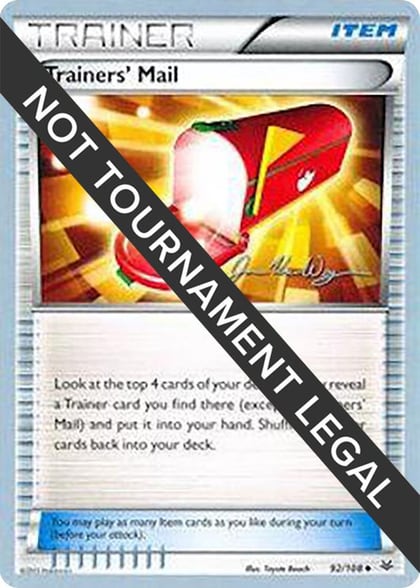 Trainers' Mail - 2015 (Jacob Van Wagner), World Championship Decks 92/108