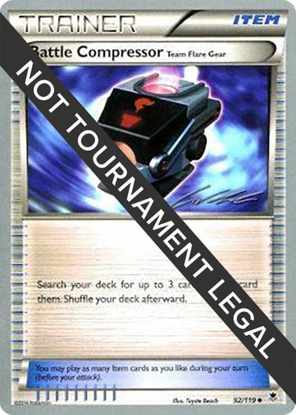 Battle Compressor (Team Flare Gear) - 2016 (Cody Walinski), World Championship Decks 92/119