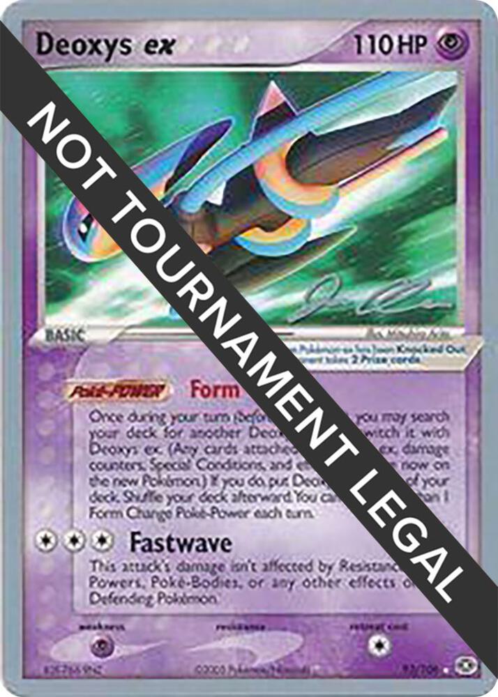 Deoxys ex - 2006 (Jason Klaczynski), World Championship Decks 93/106