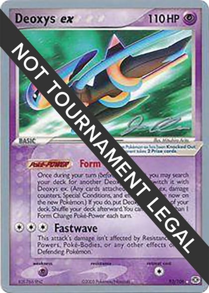 Deoxys ex - 2006 (Jason Klaczynski), World Championship Decks 93/106
