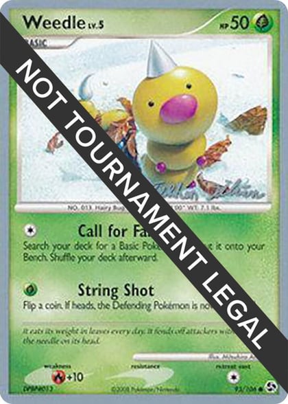 Weedle - 2009 (Stephen Silvestro), World Championship Decks 93/106