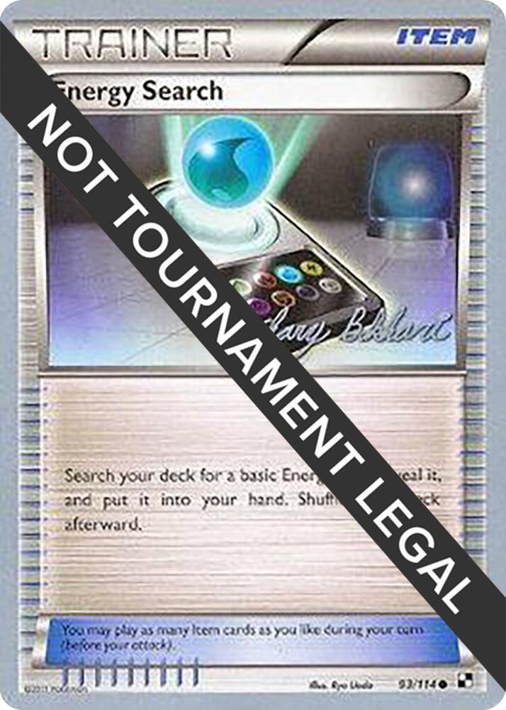 Energy Search - 2012 (Zachary Bokhari), World Championship Decks 93/114