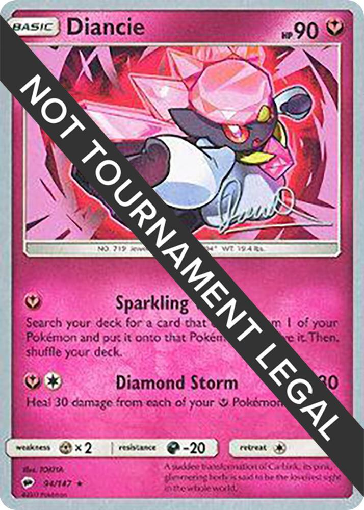 Diancie - 2017 (Diego Cassiraga), World Championship Decks 94/147
