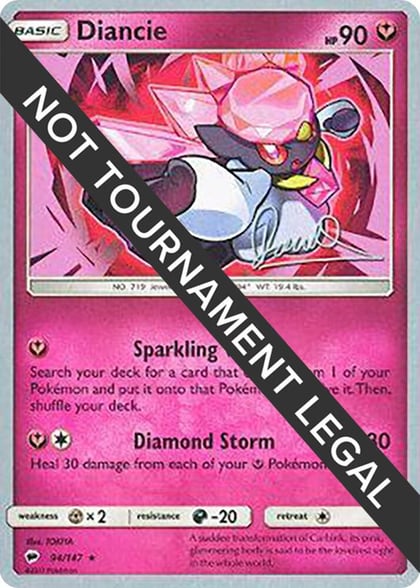 Diancie - 2017 (Diego Cassiraga), World Championship Decks 94/147