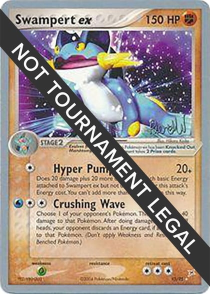 Swampert ex - 2004 (Reed Weichler), World Championship Decks 95/95