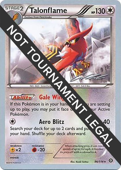 Talonflame - 2016 (Cody Walinski), World Championship Decks 96/114