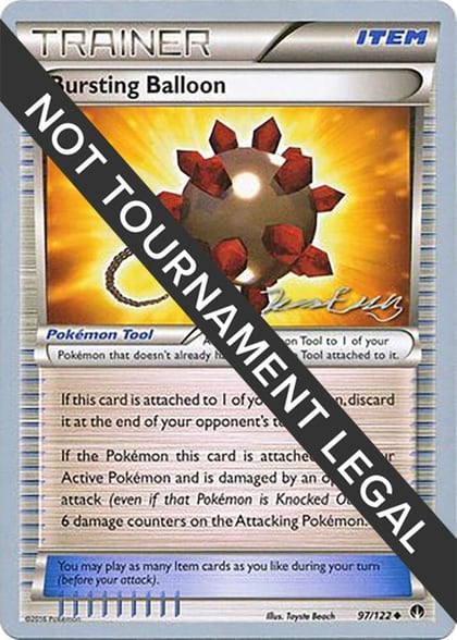 Bursting Balloon - 2016 (Jesper Eriksen), World Championship Decks 97/122