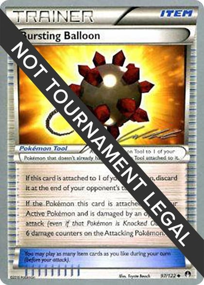 Bursting Balloon - 2016 (Cody Walinski), World Championship Decks 97/122