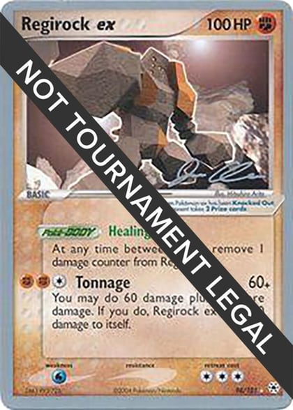Regirock ex - 2006 (Jason Klaczynski), World Championship Decks 98/101