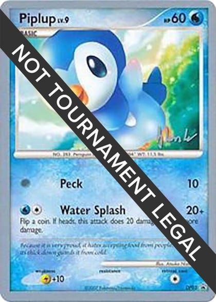 Piplup (DP03) - 2008 (Dylan Lefavour), World Championship Decks DP03