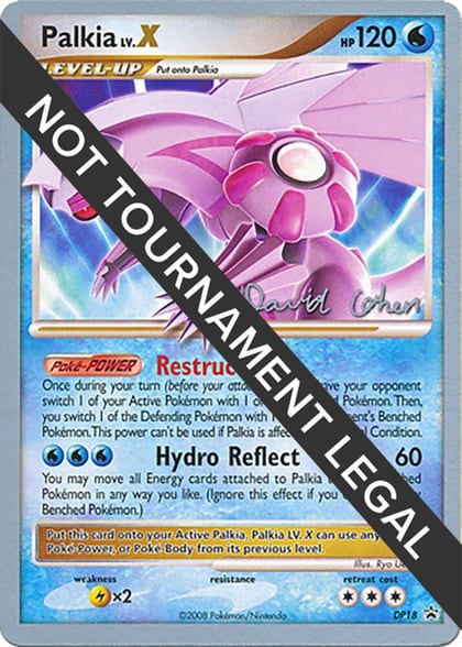 Palkia LV.X - 2009 (David Cohen), World Championship Decks DP18