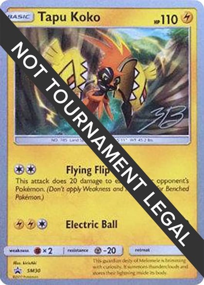 Tapu Koko - 2017 (Zachary Bokhari), World Championship Decks SM30