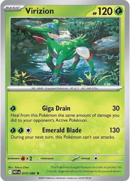 Virizion, SV: White Flare 010/086
