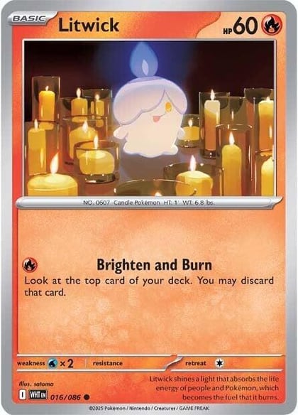 Litwick, SV: White Flare 016/086