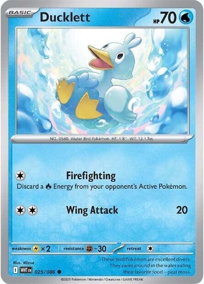 Ducklett, SV: White Flare 025/086