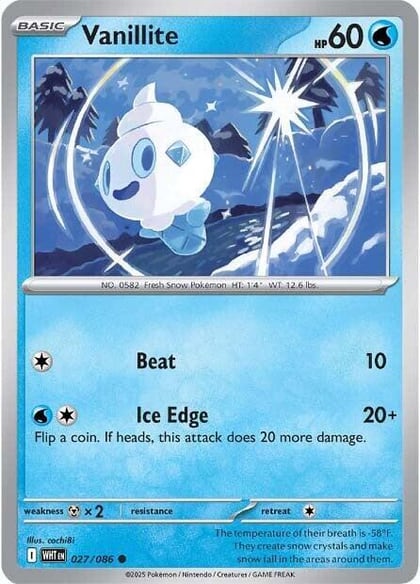 Vanillite, SV: White Flare 027/086