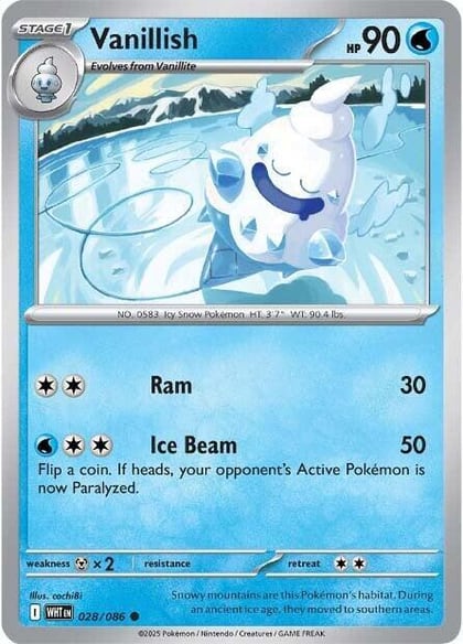 Vanillish, SV: White Flare 028/086