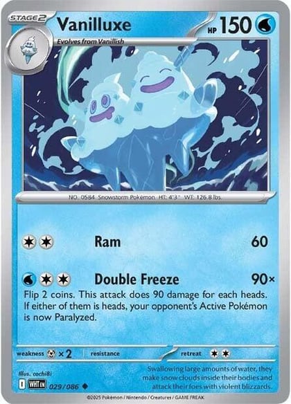 Vanilluxe, SV: White Flare 029/086