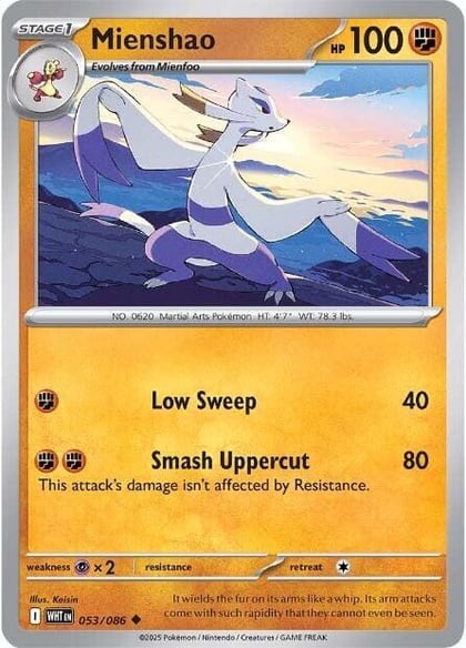 Mienshao, SV: White Flare 053/086