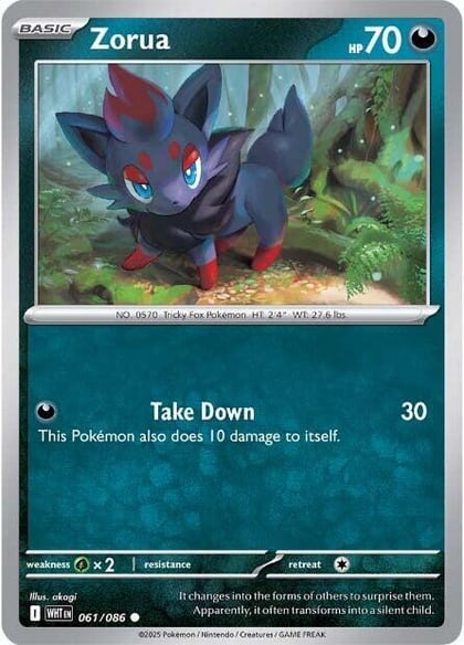 Zorua, SV: White Flare 061/086