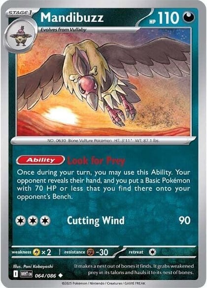 Mandibuzz, SV: White Flare 064/086