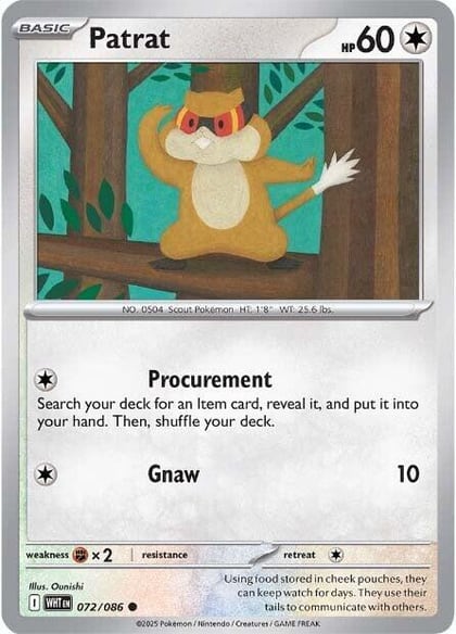 Patrat, SV: White Flare 072/086