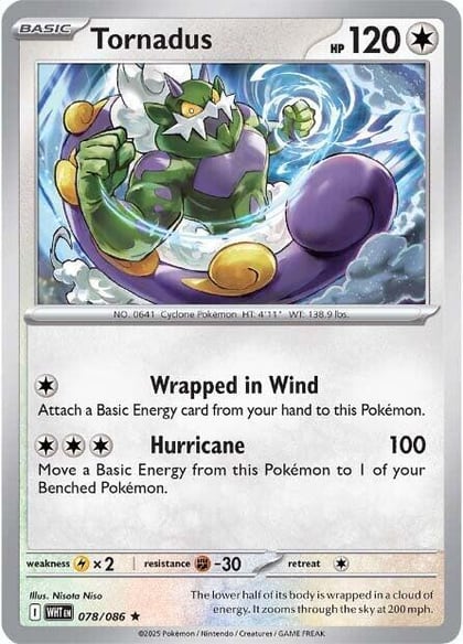 Tornadus, SV: White Flare 078/086