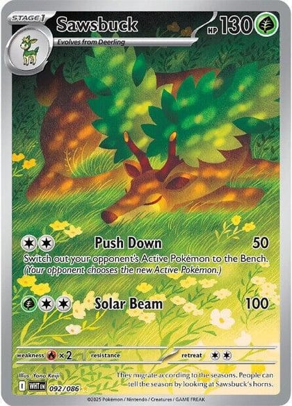 Sawsbuck - 092/086, SV: White Flare 092/086