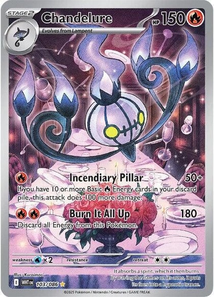 Chandelure - 103/086, SV: White Flare 103/086
