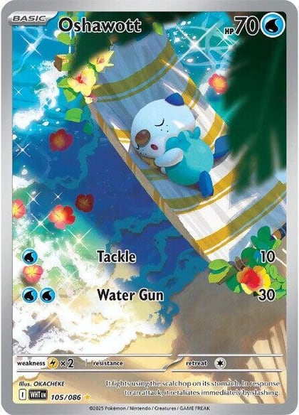 Oshawott - 105/086, SV: White Flare 105/086