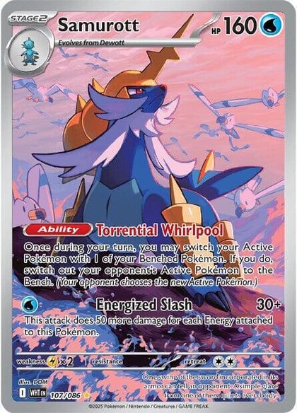 Samurott - 107/086, SV: White Flare 107/086