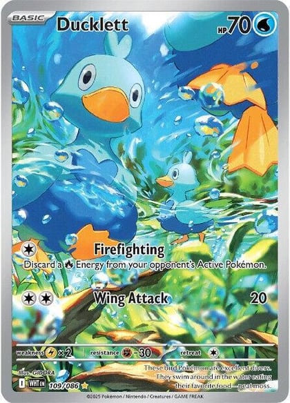 Ducklett - 109/086, SV: White Flare 109/086