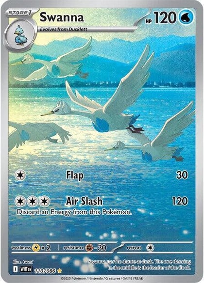 Swanna - 110/086, SV: White Flare 110/086