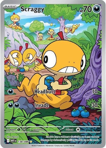 Scraggy - 138/086, SV: White Flare 138/086