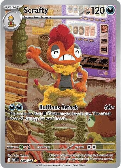 Scrafty - 139/086, SV: White Flare 139/086