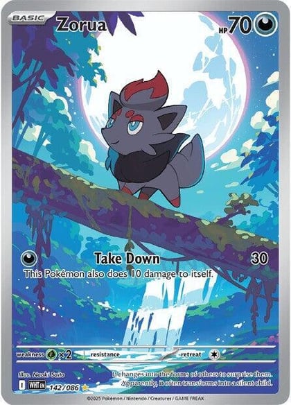 Zorua - 142/086, SV: White Flare 142/086