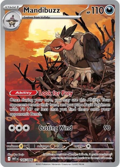 Mandibuzz - 145/086, SV: White Flare 145/086