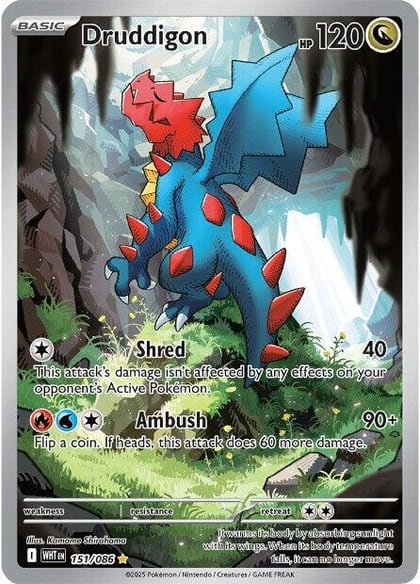 Druddigon - 151/086, SV: White Flare 151/086