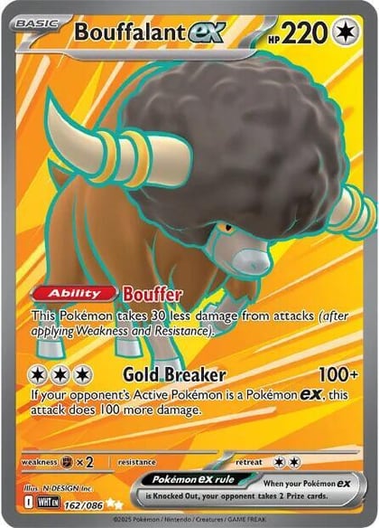 Bouffalant ex - 162/086, SV: White Flare 162/086