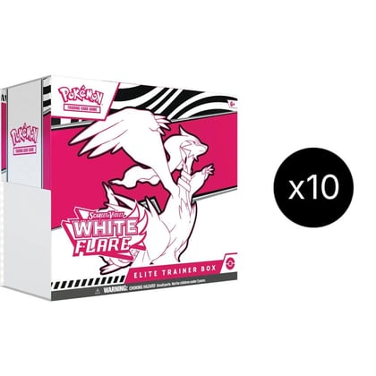 White Flare Elite Trainer Box Case, SV: White Flare P630693