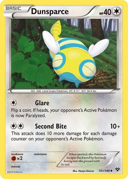 Dunsparce, XY Base Set 101/146