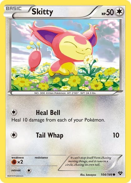 Skitty, XY Base Set 104/146
