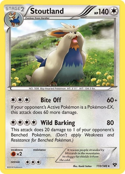 Stoutland, XY Base Set 110/146