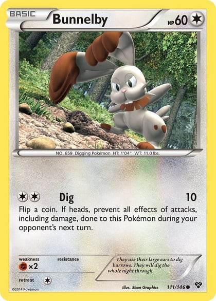 Bunnelby, XY Base Set 111/146