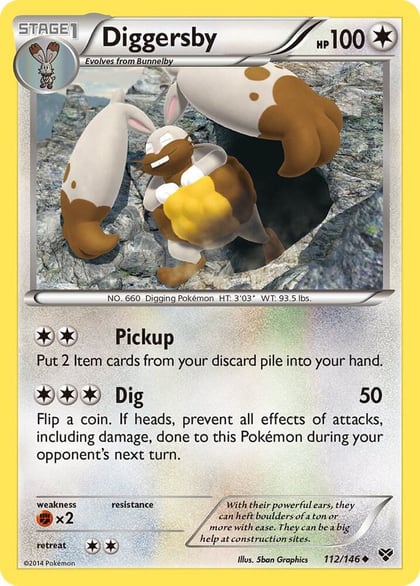 Diggersby, XY Base Set 112/146