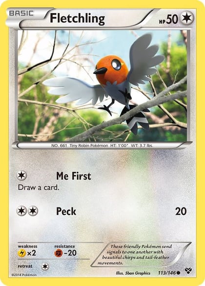 Fletchling, XY Base Set 113/146